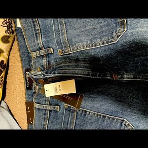 NWT wide leg high rise jeans